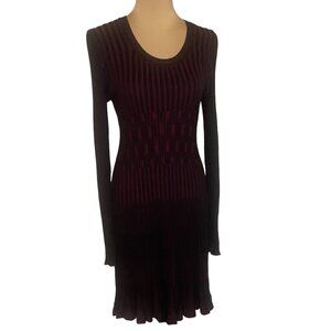 Max Studio Midi Knitted Dress  Sz L